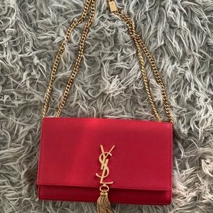 SAINT LAURENT  Smooth Calfskin Classic Monogram Kate Tassel